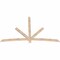 Ekena Millwork Alberta Smooth Timber Gable Bracket, Douglas Fir, 84"W x 53"H x 1 1/2"D x 3 1/2"F, 15/12 Pitch GBW084X53X0204ALB00SDF - alternate 5